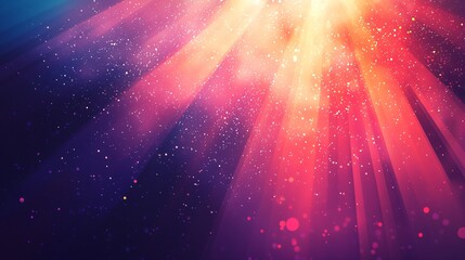 Poster - stunning bright light burst creating a dramatic abstract art effect with tactile realism and radiant