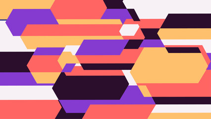 Poster - A soft colorful abstract vector banner illustration