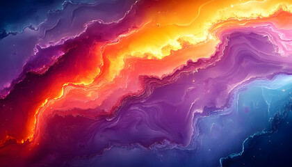 Poster - Abstract color swirls background