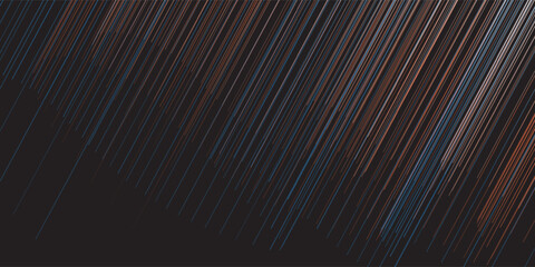 Poster - A sleek dark abstract background with colorful wavy lines. The dynamic design and subtle transitions create a visually appealing and versatile backdrop for various creative projects.