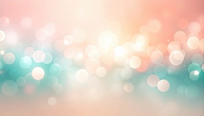 Poster - Captivating bokeh light effects abstract setting visual art soft background aesthetic vibes dreamy mood