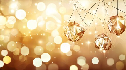 Poster - Luxurious gold background filled with sparkling diamonds creating a dazzling display of wealth and elegance with dark matter anomalies