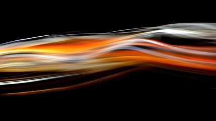 Wall Mural - Abstract design featuring flowing, vibrant colors.