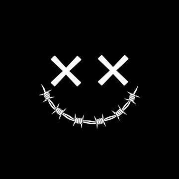 Streetwear graphic t-shirt design template typography