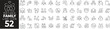 © Meizan  - Family Care Icon Set: A Line Icon Collection Featuring Father's Day, Mother's Day, Love, Bonding, and Celebration
