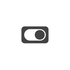 Poster - off switch button: a clean and simple illustration of an off switch icon, embodying the concept of d