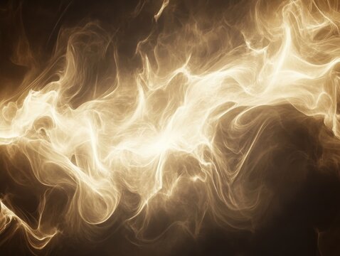 Background shows glowing vapor, abstract ripple pulse