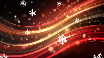 Poster - Captivating abstract Christmas background featuring shimmering lights and glittering patterns, Abstract christmas background glittering light Shimmering and defocused awards with snowflakes