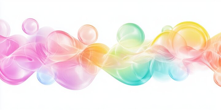bubble haze curve, chromatic shimmer, background