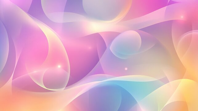 Bubble twist of haze, chromatic ripple background