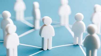 Poster - Group of people standing in a circle representing decentralized autonomous governance concept in community investment