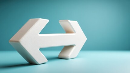 Poster - Single white wooden letter on a clean surface symbolizing financial concepts and dynamic management strategies