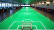 © 岛煮 木 - Indoor green football field