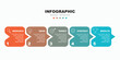© CLton - Flat 5 steps infographic with rounded rectangles