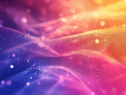 Background reveals thread surge of radiant mist shimmer