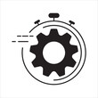 © Shanpopiese - Performance icon in line and flat style