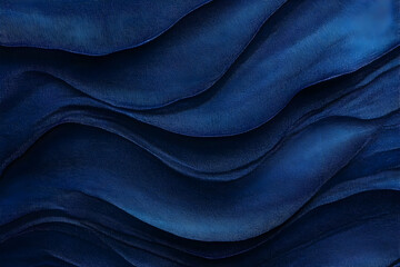 Poster - A stunning abstract background featuring layered blue waves. Perfect for design projects, wallpapers, or artistic presentations that need a calming touch.