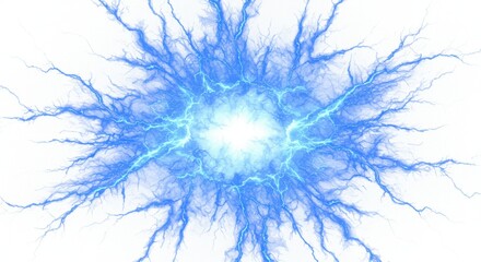 Poster - blue abstract background