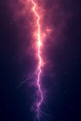 Wall Mural - surreal cosmic rift scene with glowing core and orbiting asteroids, background fades into deep space