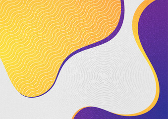 Aufkleber - Bright wavy corporate minimal grunge grainy background. Vector graphic design