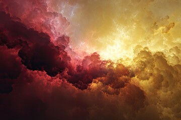 Wall Mural - Abstract cosmic clouds