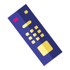 Fototapete - TV Remote icon. Simple art of remote silhouette symbol vector website graphic design. Stylist Tv remote controller sign symbol icon isolated on white background. Vector illustration.