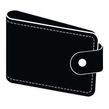 Wallet Icon Vector – Filled Design Style for Finance, E-commerce, and Payment Apps	
