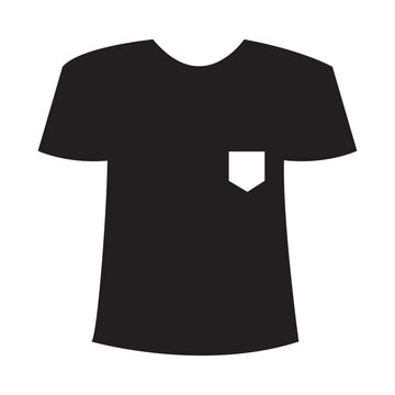 T-shirt icon. T-shirt icon collection line and flat style. T-shirt with hanger icon. T-shirt sign and symbol. Vector illustration.
