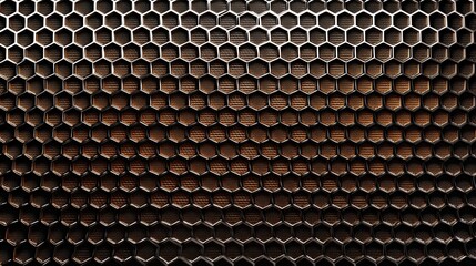 Poster - Intricate hexagonal patterned backdrop showcasing textures for eco-friendly designs