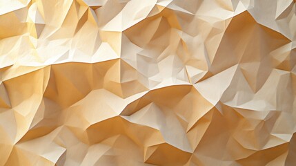 Poster - Abstract beige polygon featuring textured surface and soft gradient blend made with Generative AI technology