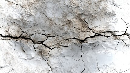 Poster - Cracked texture background showing signs of age and decay in an eco-friendly design mockup space