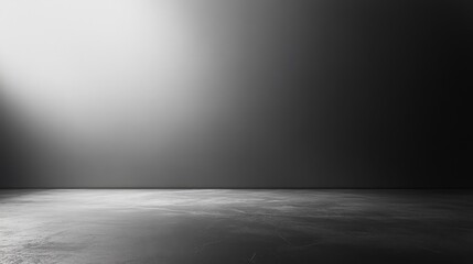 Poster - minimalist grey background with a slight vignette effect, drawing focus to the center of the image.