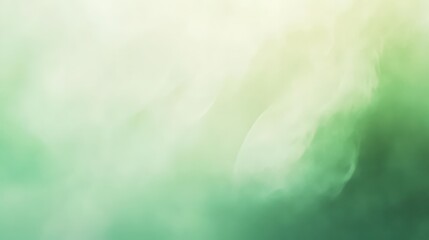 Poster - pastel green gradient background with soft, dreamy transitions between light and deep green.