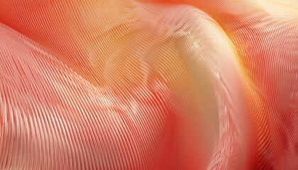 Fototapete - vibrant abstract orange and red flowing lines background for digital art, web design, print media, branding, modern wallpaper, and graphic resources

