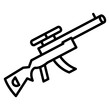 © VectorVibes - Rifle Icon
