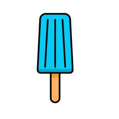 Poster - Pancakes Stack Breakfast Food Line Icon Sweet Dessert Treat Flat Outline Vector Editable Easy to Edit Symbol