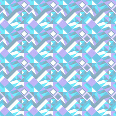 Poster - Colorful diagonal mosaic pattern background - abstract vector design