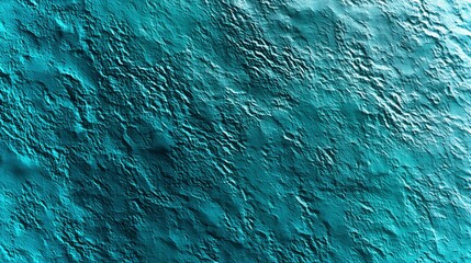 Poster - Dynamic textured backdrop in vivid turquoise showcasing eco-friendly themes and ample empty space