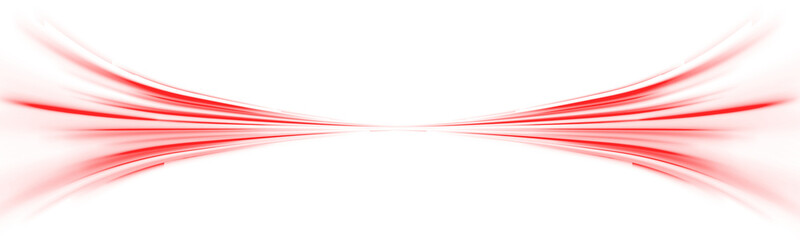 Wall Mural - png vector red light line with futuristic motion effect and abstract automobile blur, glowing trail 