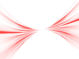 Wall Mural - png bright car beam on colorful city background with speed blur, motion curve and red trail streak, 