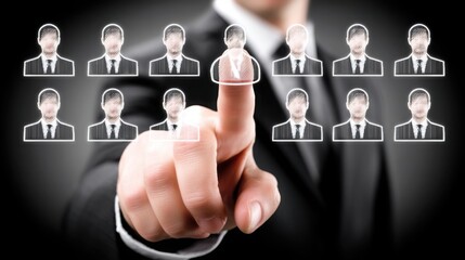 Poster - Business development executive engaging in smart outreach strategy to enhance client relationships and networking opportunities