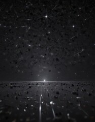 Wall Mural - Myriad stars sparkle, infinite black canvas, breathtaking depth ,  twinkle,  vast