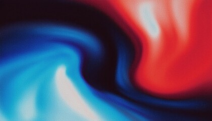 Fototapete -  vibrant red and blue swirl abstract background for digital branding, web design, and modern print media projects high-resolution gradient graphic