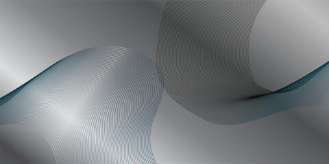 Wall Mural - abstract luxury colorful wavy flowing dynamic curve lines isolated on gradient background. digital f