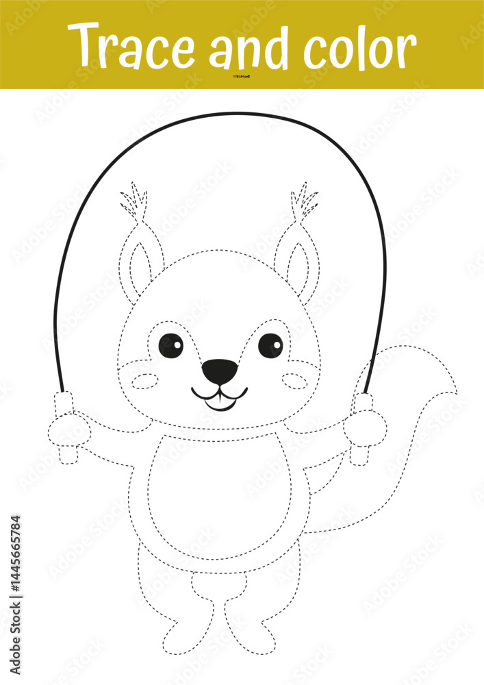 Tracing, Handwriting, coloring page. Printable trace and color ...