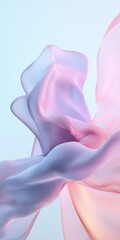 Poster - A pink and white fabric with a flowery pattern. The image is a close up of the fabric, and it is a piece of clothing or a decorative item