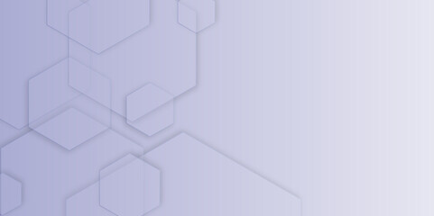 Abstract purple background with hexagons on transparent and seamless pattern in vector design. Geometric 3d texture illustration. Abstract hexagonal concept technology,banner and wallpaper background.