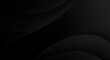 © Faqih - Abstract black wave design creating a modern, minimalist background for artistic projects and web design Generative AI