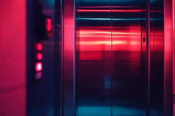 Poster - Image of place with nobody indoors made with generative ai