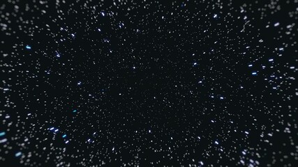 Poster - Hyperspace Jump Warp Speed Visual Fx/ Animation of a stunning star wars like background of an hyperspace jump with warp speed visual fx and shining starburst in a seamless loop